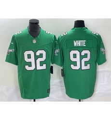 Men Philadelphia Eagles 92 Reggie White Green 2023 F U S E  Vapor Untouchable Stitched Football Jersey