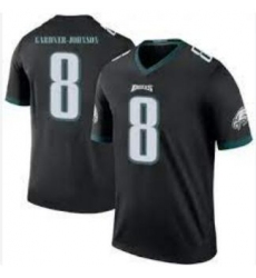 Men's Nike Eagles Gardner Johnson #87 Black Philadelphia Eagles Game Jersey