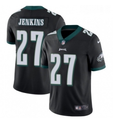 Mens Nike Philadelphia Eagles 27 Malcolm Jenkins Black Alternate Vapor Untouchable Limited Player NFL Jersey