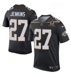 Mens Nike Philadelphia Eagles 27 Malcolm Jenkins Elite Black Team Irvin 2016 Pro Bowl NFL Jersey