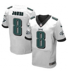 NEW Philadelphia Eagles #8 Donnie Jones White Mens Stitched NFL New Elite Jersey