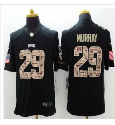 New Philadelphia Eagles #29 DeMarco Murray Black Men Stitched NFL Limited Salute to Service Jersey