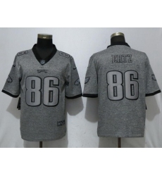 Nike Eagles #86 Zach Ertz Gray Gridiron Gray Vapor Untouchable Limited Jersey