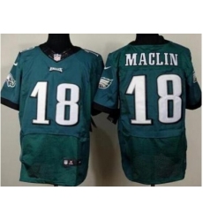 Nike Philadelphia Eagles 18 Jeremy Maclin Green Elite NFL Jersey