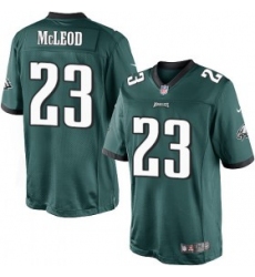 mens nike philadelphia eagles #23 rodney mcleod limited midnight green team color nfl jersey