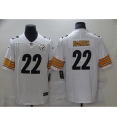 Nike Pittsburgh Steelers 22 Najee Harris White 2021 NFL Draft Vapor Untouchable Limited Jersey