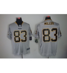 Nike Pittsburgh Steelers 83 Heath Miller Grey Elite Lights Out NFL Jersey