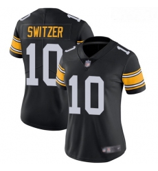 Women Nike Pittsburgh Steelers #10 Ryan Switzer Black Vapor Limited Jersey