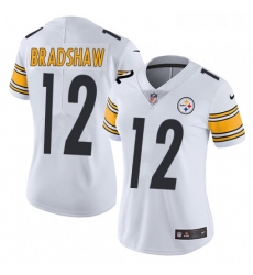 Womens Nike Pittsburgh Steelers 12 Terry Bradshaw Elite White NFL Jersey