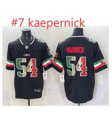 Men San Francisco 49ers Colin Kaepernick #7 Black 2025 F U S E Mexico Vapor Limited Stitched Football Jersey