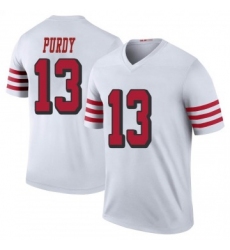 Men's San Francisco 49ers #13 Brock Purdy White Stitched Jersey