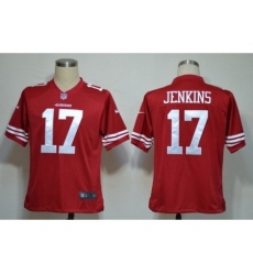 NIKE San Francisco 49ers 17 A.J. Jenkins Red Game NFL Jersey