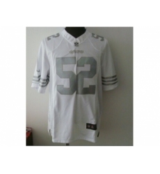 Nike San Francisco 49ers 52 Patrick Willis White Game Platinum NFL Jersey