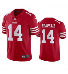 Youth San Francisco 49ers 14 Ricky Pearsall Red 2024 Draft Vapor Untouchable Limited Stitched Football Jersey