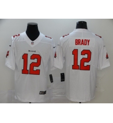 Buccaneers 12 Tom Brady White Vapor Untouchable Limited JerseyS