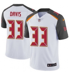 Nike Buccaneers #33 Carlton Davis White Mens Stitched NFL Vapor Untouchable Limited Jersey