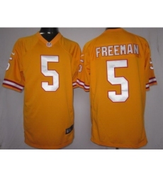 Nike Tampa Bay Buccaneers 5 Josh Freeman Yellow Game NFL Jersey