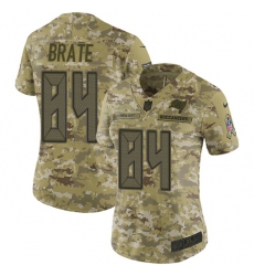 Nike Buccaneers #84 Cameron Brate Camo Women Stitched NFL Limited 2018 Salute to Service Jersey