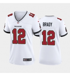 Women Nike Tampa Bay Buccaneers 12 Tom Brady White Nike Game Jersey