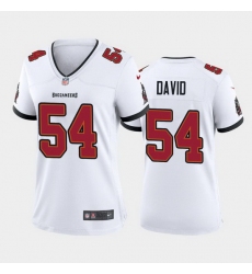 Women Nike Tampa Bay Buccaneers 54 Lavonte David White Vapor Limited Jersey