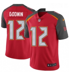 Youth Nike Tampa Bay Buccaneers 12 Chris Godwin Red Team Color Vapor Untouchable Limited Player NFL Jersey