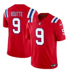 Men New England Patriots 9 Kayshon Boutte Navy 2025 F U S E  Vapor Limited Stitched Football Jersey