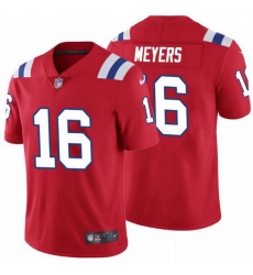 Nike New England Patriots 16 Jakobi Myers Red Vapor Untouchable Limited Jersey