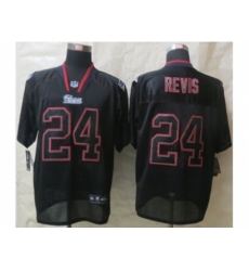 Nike New England Patriots 24 Darrelle Revis Black Elite Lights Out NFL Jersey