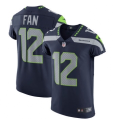 12 Fan Seattle Seahawks Nike Vapor Untouchable Elite Player Jersey  College Navy