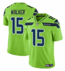 Men Seattle Seahawks 15 P J  Walker Green Vapor Limited Stitched Football Jersey