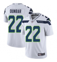 Nike Seahawks 22 Quinton Dunbar White Men Stitched NFL Vapor Untouchable Limited Jersey