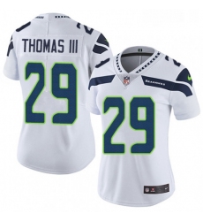 Womens Nike Seattle Seahawks 29 Earl Thomas III Elite White NFL Jersey