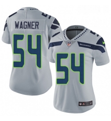 Womens Nike Seattle Seahawks 54 Bobby Wagner Elite Grey Alternate NFL Jersey