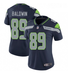 Womens Nike Seattle Seahawks 89 Doug Baldwin Steel Blue Team Color Vapor Untouchable Limited Player NFL Jersey