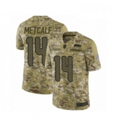 Youth Seattle Seahawks 14 DK Metcalf Limited Camo 2018 Salute to Service Football Jersey