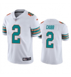 Men Miami Dolphins 2 Bradley Chubb White Color Rush Limited Stitched Football Jersey