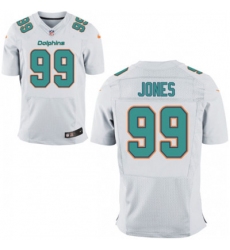 Nike Dolphins #99 Jason Taylor White Elite Jerseys