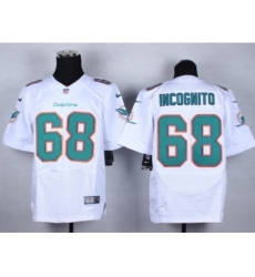 Nike Miami Dolphins 68 Richie Incognito white Elite NFL Jersey