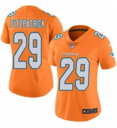 Womens Nike Miami Dolphins 29 Minkah Fitzpatrick Limited Orange Rush Vapor Untouchable NFL Jersey