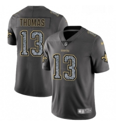 Mens Nike New Orleans Saints 13 Michael Thomas Gray Static Vapor Untouchable Limited NFL Jersey