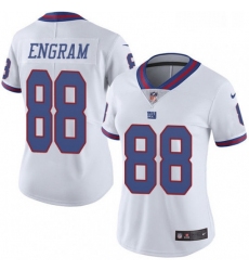 Womens Nike New York Giants 88 Evan Engram Limited White Rush Vapor Untouchable NFL Jersey