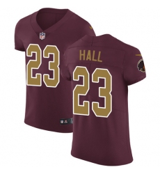 Nike Redskins #23 DeAngelo Hall Burgundy Red Alternate Mens Stitched NFL Vapor Untouchable Elite Jersey