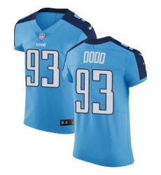 Nike Titans #93 Kevin Dodd Light Blue Team Color Mens Stitched NFL Vapor Untouchable Elite Jersey