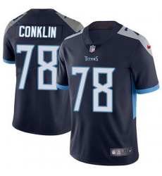 Nike Titans #78 Jack Conklin Navy Blue Alternate Youth Stitched NFL Vapor Untouchable Limited Jersey