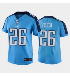 women kristian fulton tennessee titans light blue vapor limited jersey 