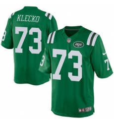 Nike Jets #73 Joe Klecko Green Mens Stitched NFL Elite Rush Jersey