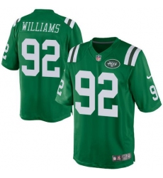 Nike Jets #92 Leonard Williams Green Mens Stitched NFL Elite Rush Jersey