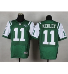 Nike new york jets 11 Jeremy Kerley Green Elite NFL Jersey