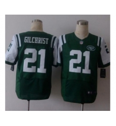 nike nfl jerseys new york jets 21 gilchrist green[Elite][gilchrist]