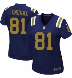 Womens Nike New York Jets 81 Quincy Enunwa Elite Navy Blue Alternate NFL Jersey